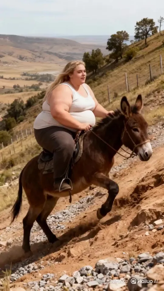 Photo to Video: Big-Bellied Donkey Ride — MiniMax H3 video example