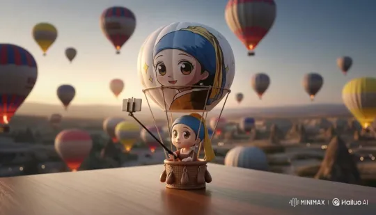 Generate Hot Air Balloon Toy from Image — MiniMax H3 video example